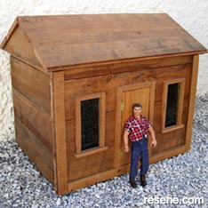 Make a toy cabin