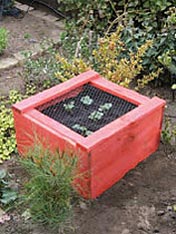 Make a strawberry planter box