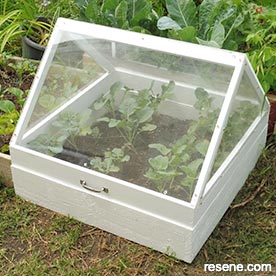 Make a covered garden bed