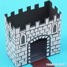Create a cool cardboard castle