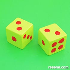 How to make giant dice