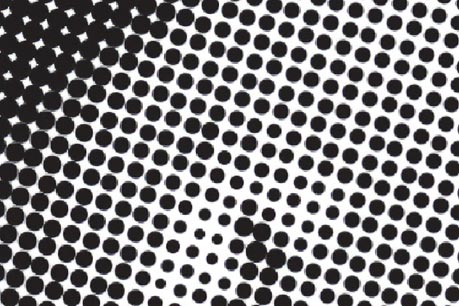 Newspaper colour - black dots