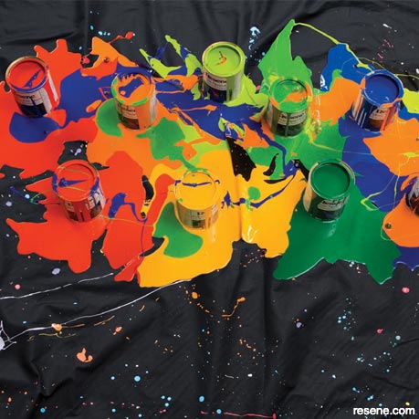 Paint splatter