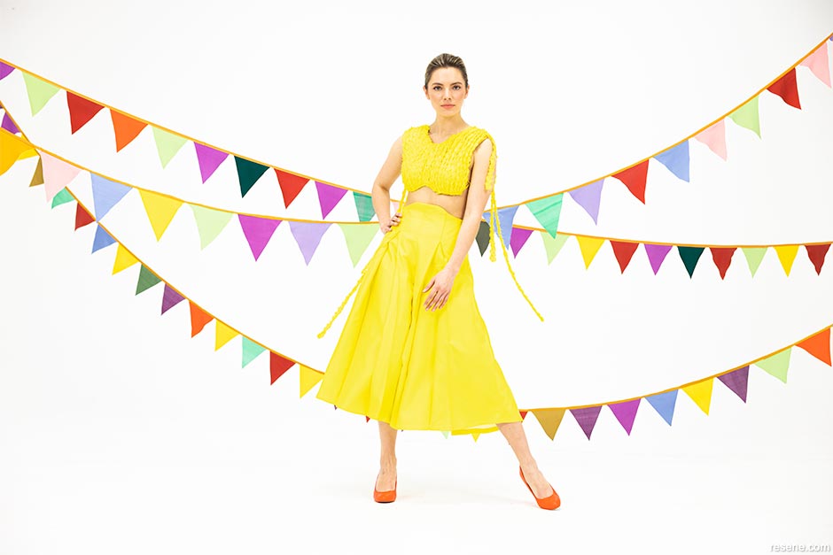 Victoria Solomona dress- inspired by Resene Happy