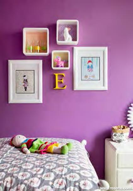 Purple and lavender kids' room