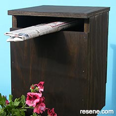 Plywood mailbox