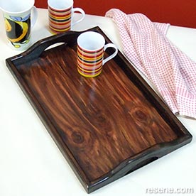 Wooden tray 