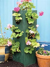 Make an upright planter