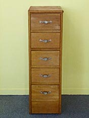 Transform an old wood veneer chest of drawers into a thing of beauty using Resene Danska Teak Oil