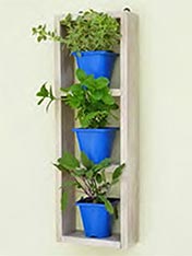 Make a garden shelf unit