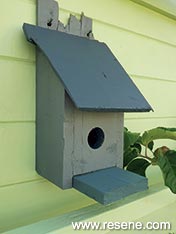 Build a wooden birdhouse