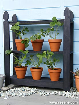 How to make a strawberry plant stand