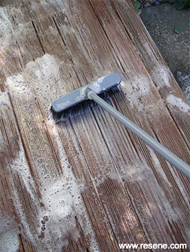 Step 5 how to restain your deck