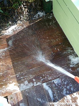 Step 6 how to restain your deck