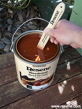 Step 7 how to restain your deck