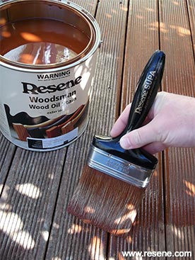 Step 8 how to restain your deck