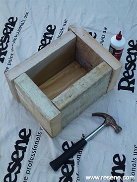 Step 4 how to build a rustic planter