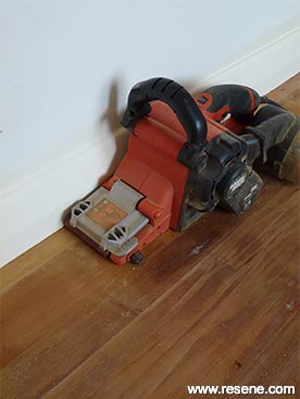 Step 4 how to polyurethane a wooden floor