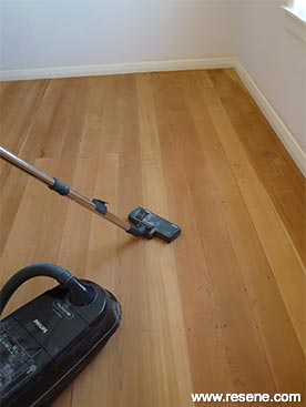 Step 6 how to polyurethane a wooden floor