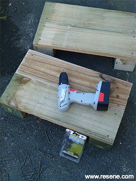 Step 3 how to build an outdoor coffee table