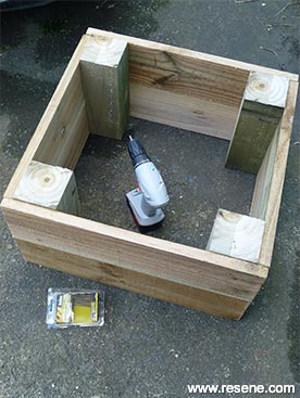 Step 4 how to build an outdoor coffee table