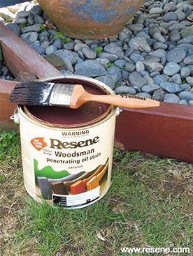 Step 7 how to smarten up tired wooden border edging