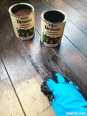 Fix a partly stained floor - Step 6