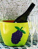 Make a painted wine cooler