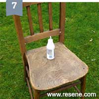 Step 7 how to paint a chair for both outdoor and indoor use