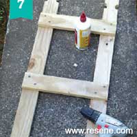 Step 3 how make simple outdoor shelves