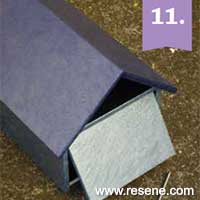 Step 11 how to paint a letterbox with Resene metallic paints