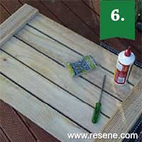 Step 6 how to make a decking doormat
