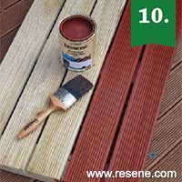 Step 10 how to make a decking doormat