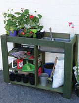 How to make a potting bench