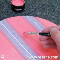 Step 4 how to paint a Lazy Susan