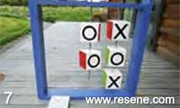 Step 7 how to make an outdoor noughts and crosses lawn game