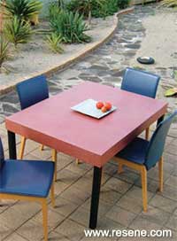 How to make a patio table
