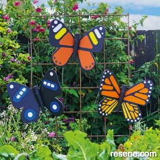 Make wooden butterflies