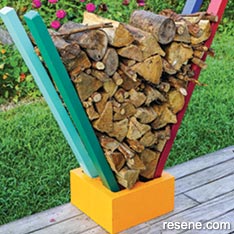 Firewood stacker