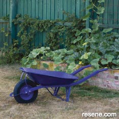 Upcycle a wheelbarrow
