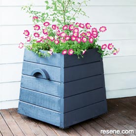 Build a planter box for a tree