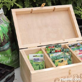 Seed storage box
