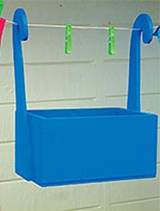 Make a hanging peg box