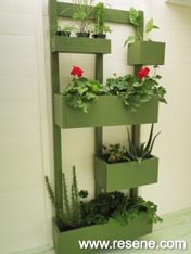 Make a vertical planter