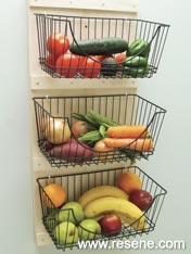 Make stackable vegetable baskets