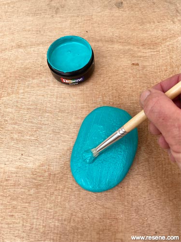 How to make pebble seed markers - Step 3
