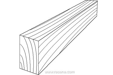 Surface area calculations for rough sawn timber