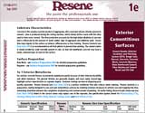 Data Sheets/One-Line Specifications for Resene paints and products