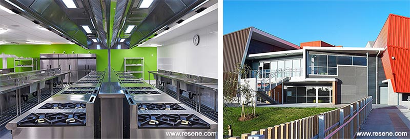 ASC Architects Hobsonville Point School bright interior and exterior