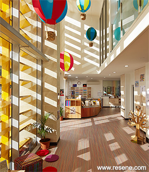 Interior of the Mother Duck Childcare centre in Brisbane